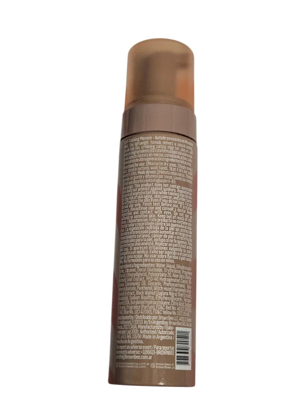 Brown Bee Self-Tanning Foam & Face Serum Set in Tan